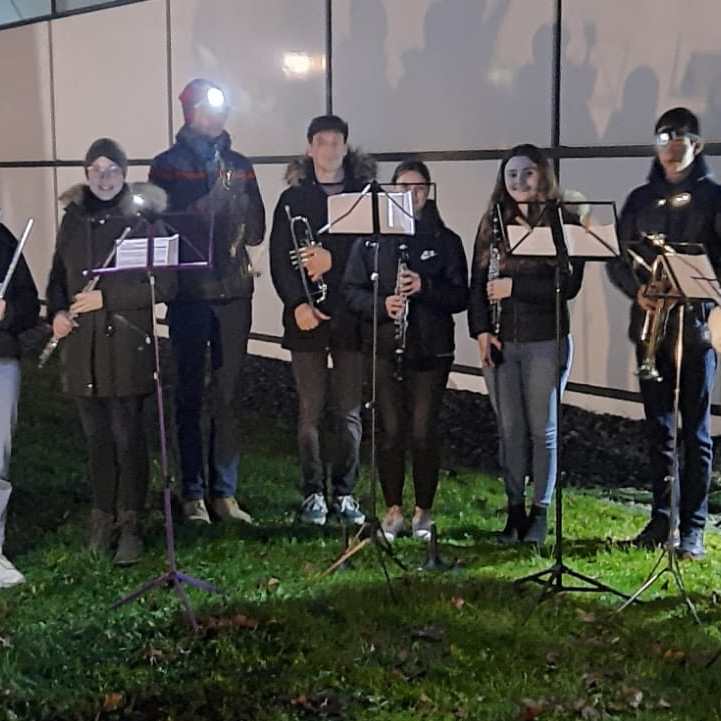 die Jugendblaskapelle Wasserburg begleitete uns mit den Liedern