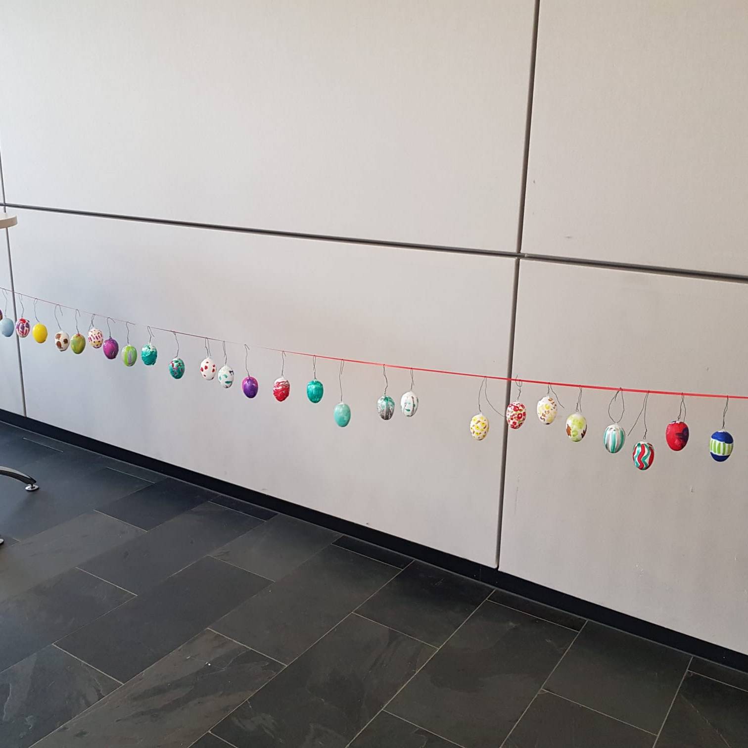 die Kunstwerke beim trocknen