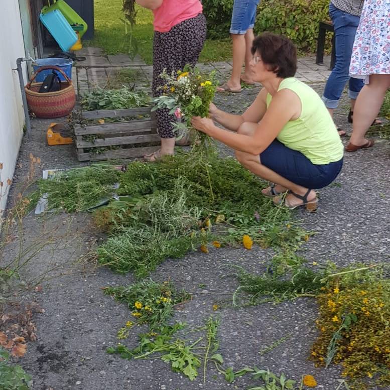 Die fleißigen Floristinnen